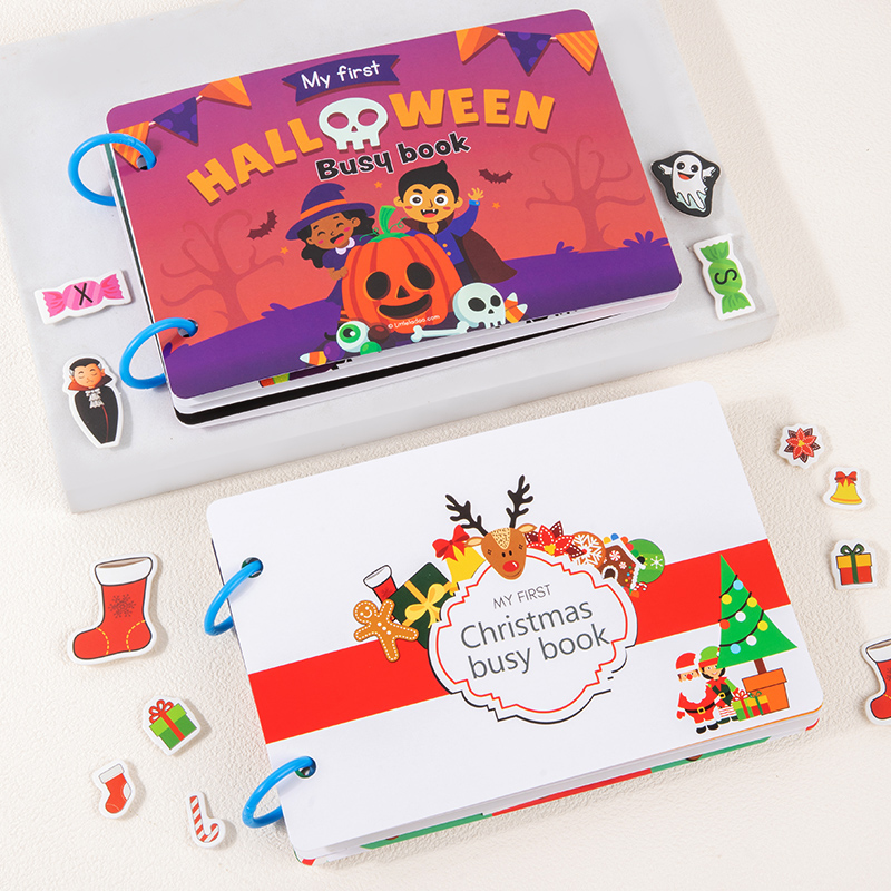 Kids First Education - Buku Aktivitas Bayi Montessori Hadiah Halloween