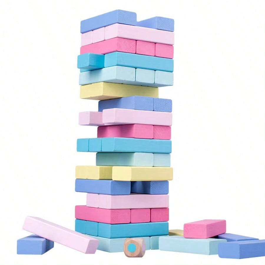 Permainan Menara Susun Kayu, 5 - Kids Education Number ulasan dan harga
