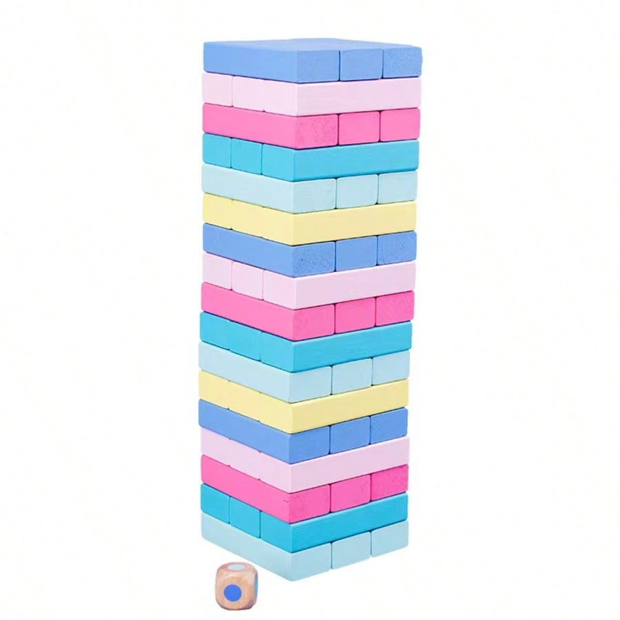 Permainan Menara Susun Kayu, 5 - Kids Education Number ulasan dan harga